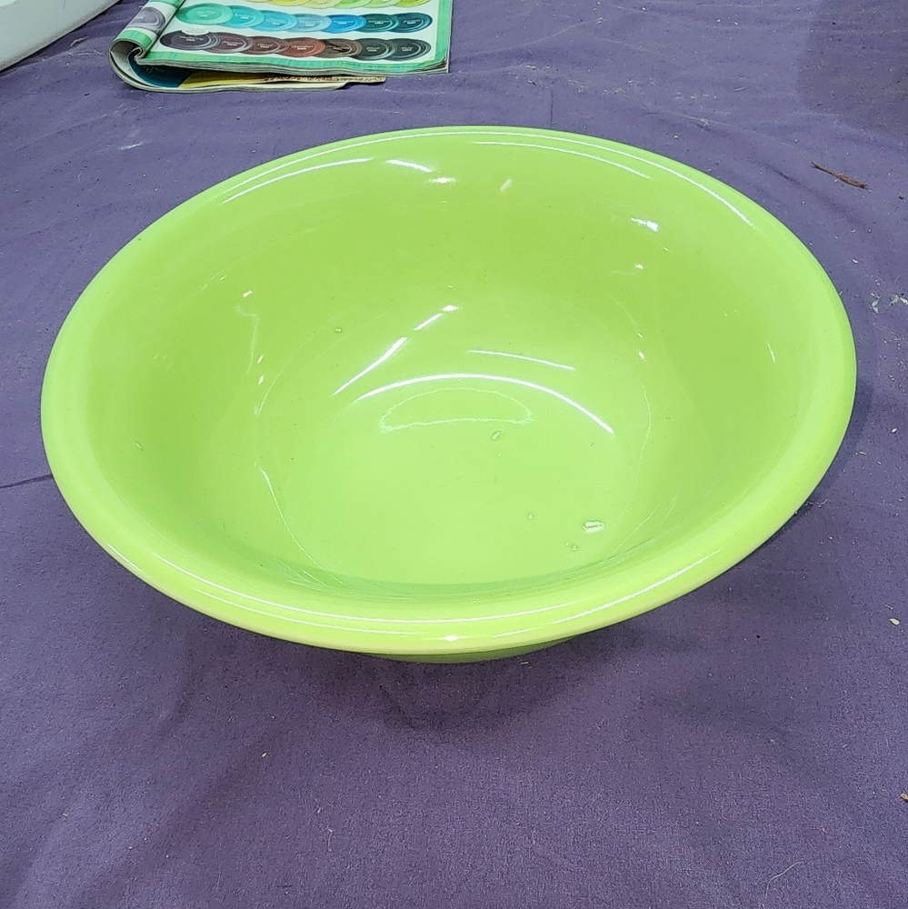 Fiesta. Chartreuse.  Serving bowl